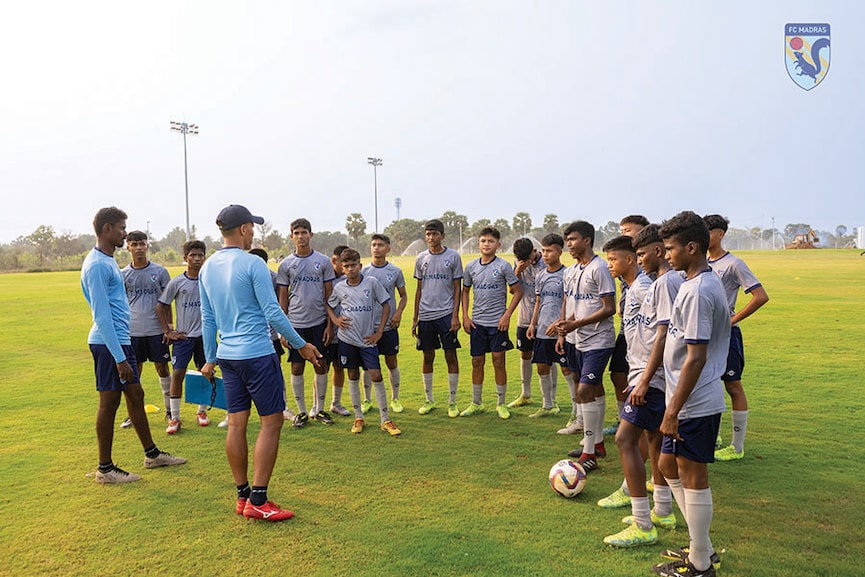 Apart from football, trainees at FC Madras are educated under the NIOS curriculum
