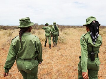 Women rangers fight poachers and prejudice in Kenya