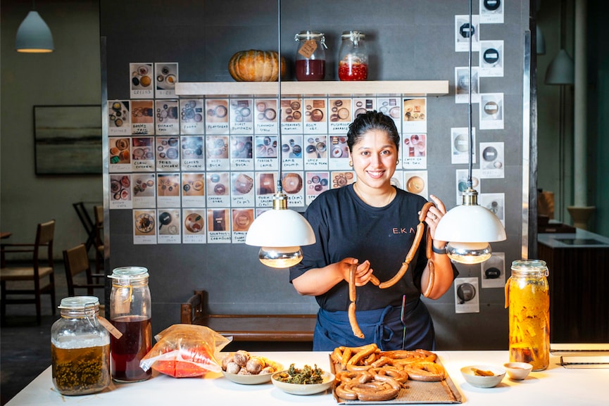 A woman's place, in the kitchen