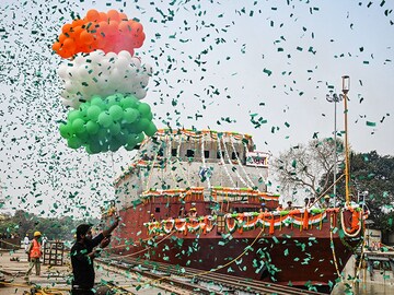 Photo of the day: Welcoming INS Agray and INS Akshay