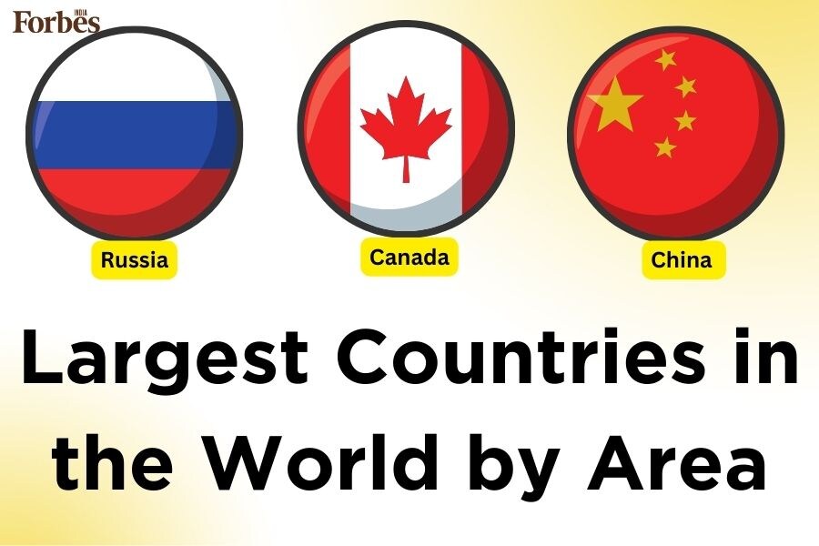 Top 10 largest countries in the world by area