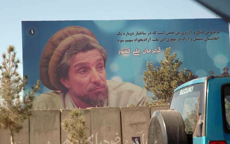 Slain commander Ahmad Shah Massoud, the national hero of Afghanistan, is a constant presence. He is 