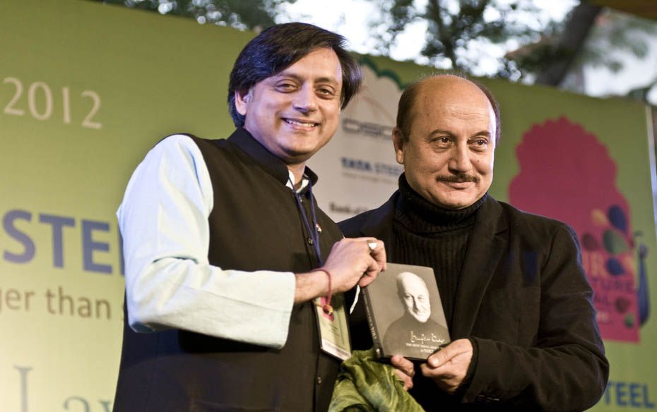 Sashi Tharoor and Anupam Kher unveil Kher’s book The Best Thing About You Is....You           