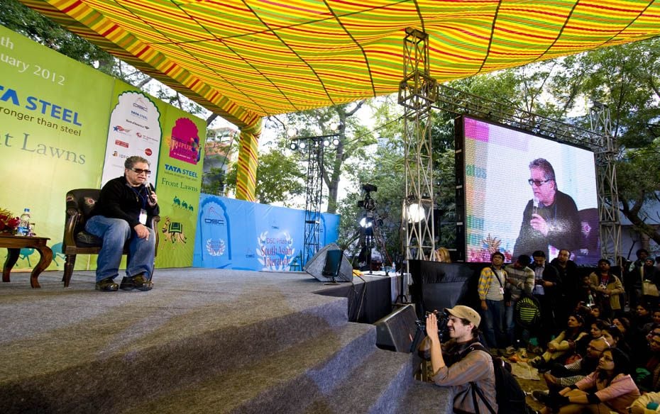 Modern spiritual guru Deepak Chopra interacts with the audience                        