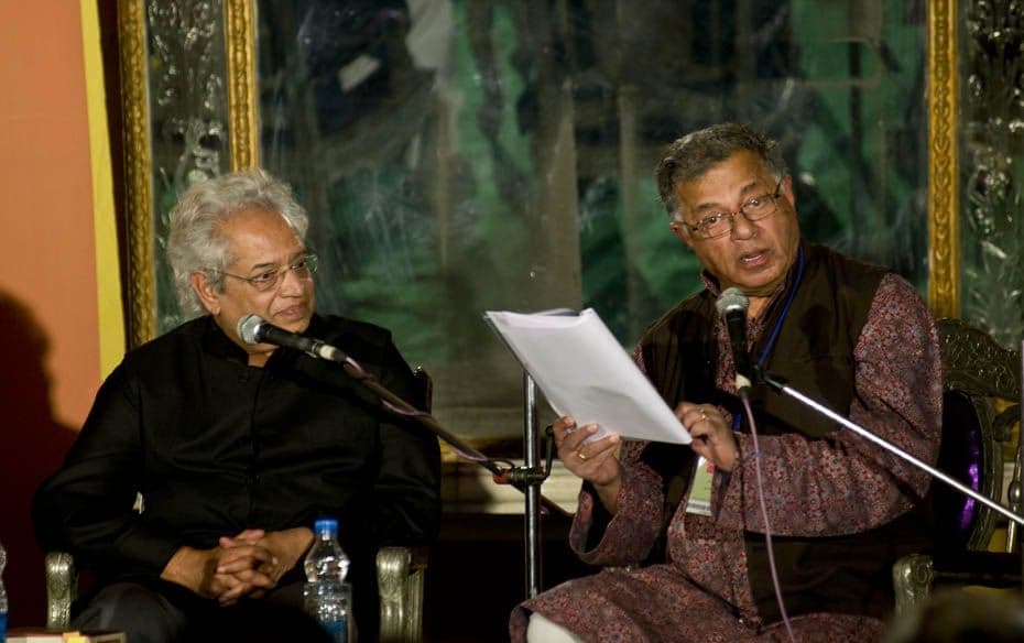 Girish Karnad reads a few lines from his autobiography                        