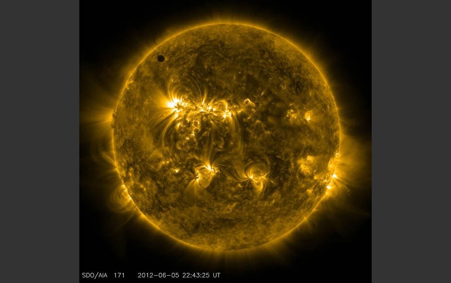 One of the rarest astronomical events occurs on Tuesday and Wednesday when Venus passes directly bet