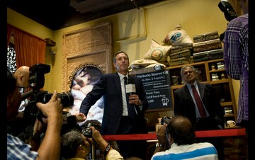 Starbucks first store launch in India