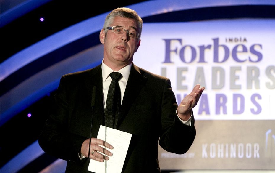 Karl Slym, CEO, Tata Motors, was one of the speakers of the evening. He lobbed five questions at the