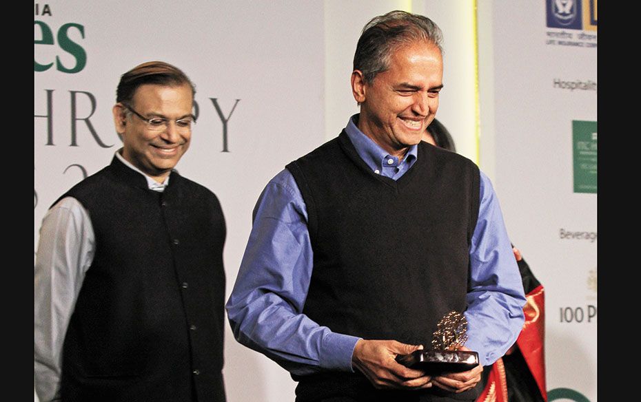 Dr Devi Shetty, chairman of Narayana Health, receives the Good Company award                        