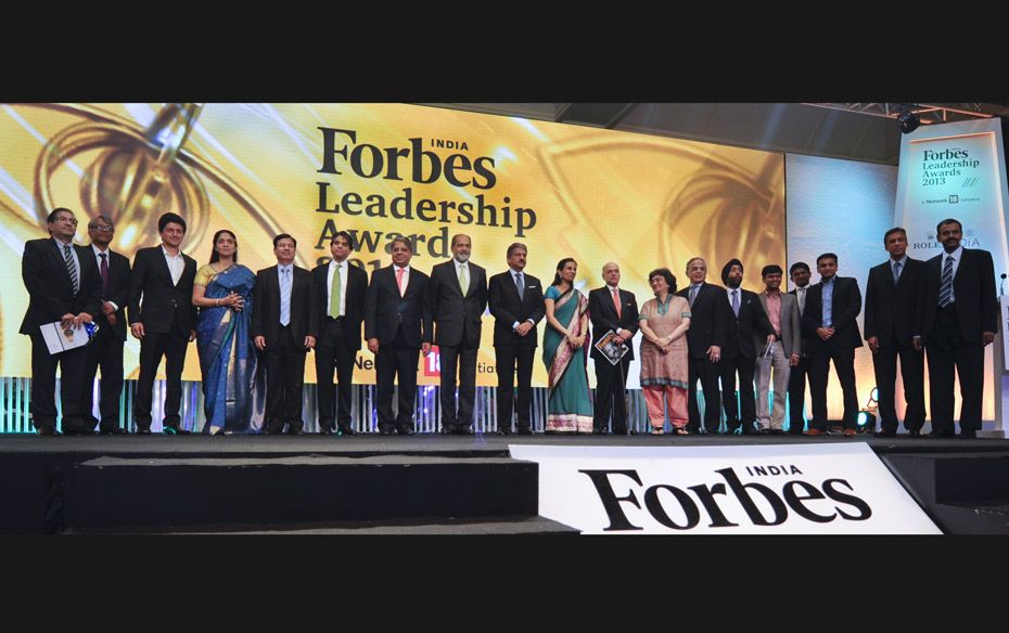 The winner takes it all- Forbes India Leadership Award winners and jury                             