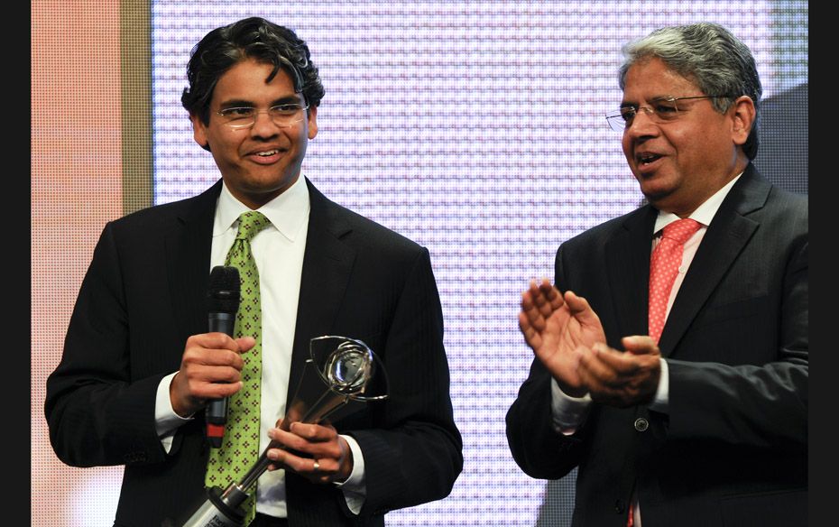 (Left) Francisco D'Souza, of Cognizant Technology Solutions, is our Best CEO, Private sector wit