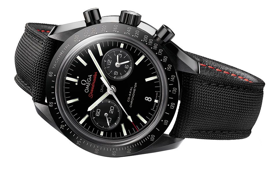 For Sophisticated ProfessionalsOMEGA SPEEDMASTER DARK SIDE OF THE MOONOmega unleashes its darker sid