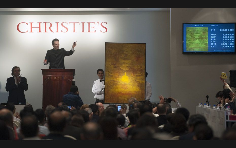 Vasudeo Gaitonde’s untitled abstract oil on canvas from 1979 made him the most expensive India