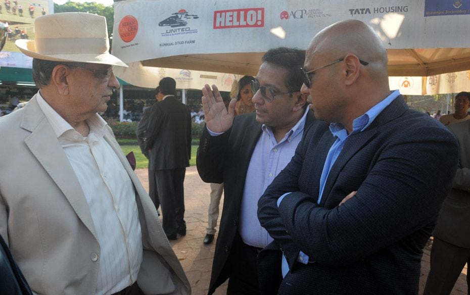 Cyrus Poonawalla (chairman Poonawalla group), Sourav Majumdar (Managing Editor, Forbes India) & 