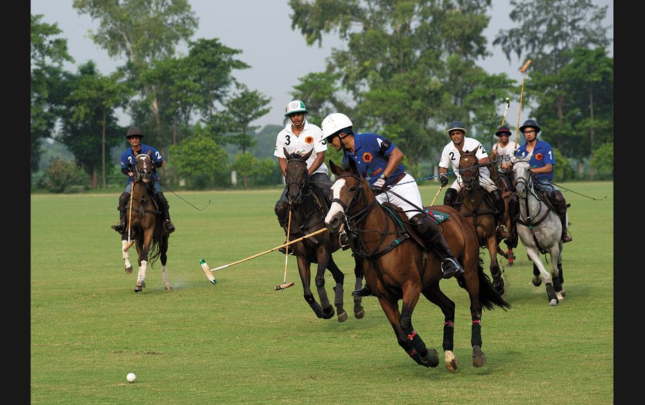 Polo is a sport fraught with risks and danger; while chasing the ball, it is common for the horses, 