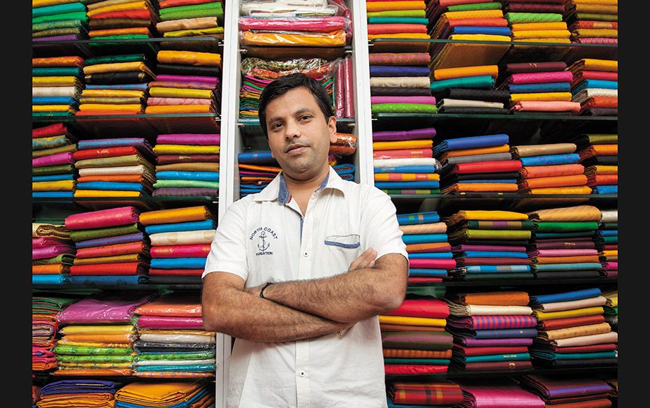 In the land of kanjeevarams, T Seetharam’s family has been selling saris in Chennai for three 