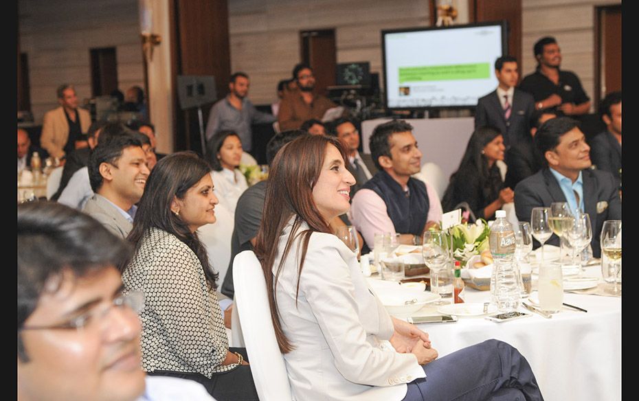 A light moment from the Forbes India Entrepreneurship Summit                        