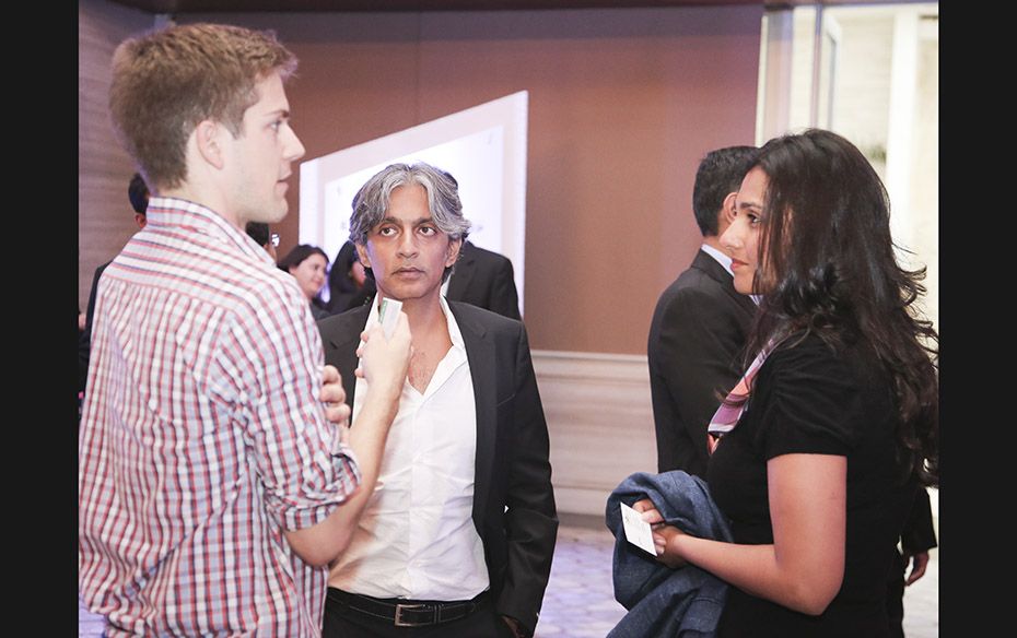 (Left to Right) Greg Moran, co-founder, Zoomcar; Sasha Mirchandani, founder, Kae Capital and Ameera 