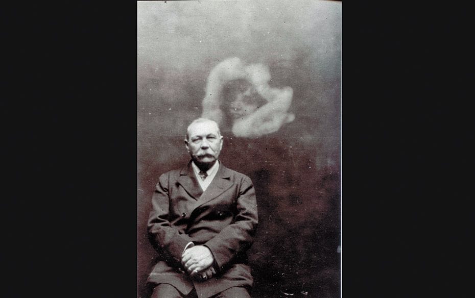 Sir Arthur Conan Doyle (in pic) modelled Sherlock Holmes on forensic surgeon Joseph Bell, with whom 