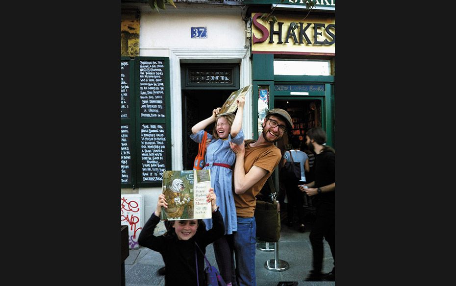 Zack Rock after a book reading session in Paris                                                     