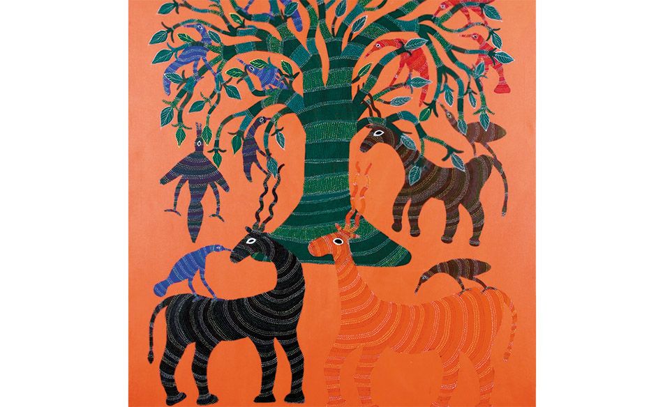 Gond, Central India 							  		  					The  tribal Gond community spreads across Madhya Pradesh and p