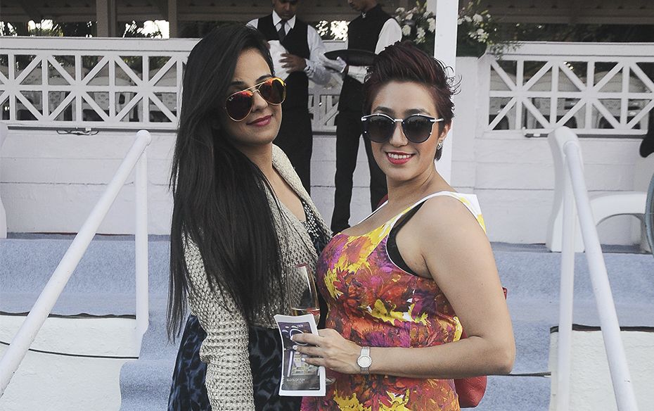 Farah Moloobhai (right) with a friend                        