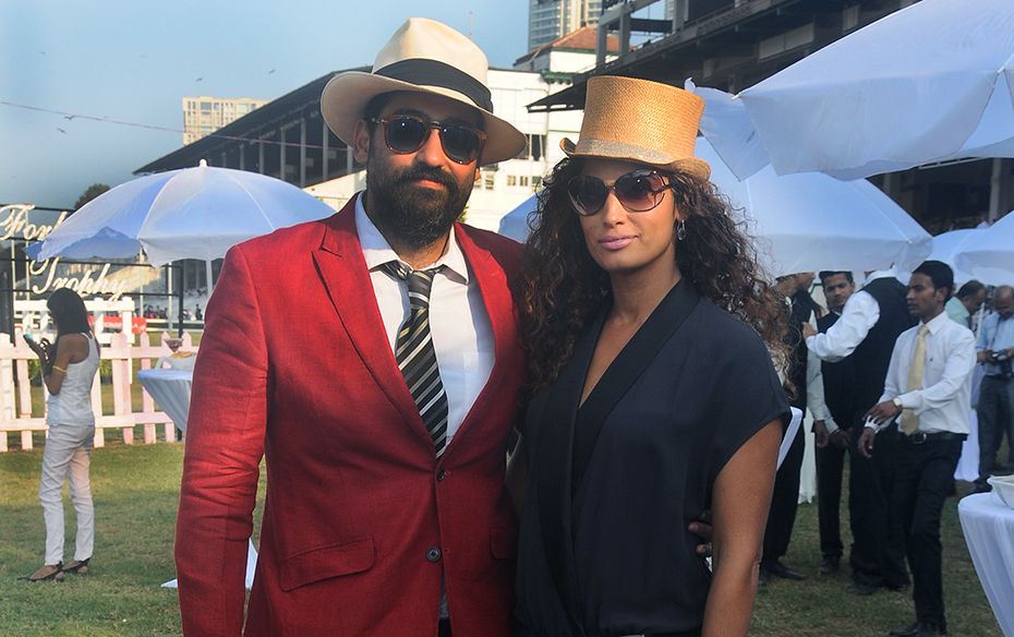 Model Kamaal Sidhu with husband Nico Goghavala                                                