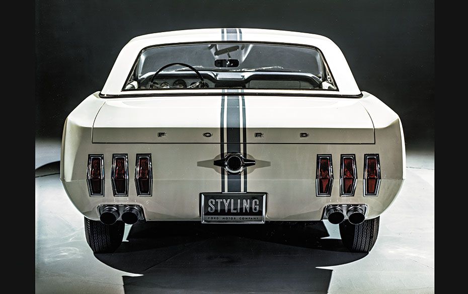 The triple-slat tail lamps are a Mustang signature that stay alive even today                       