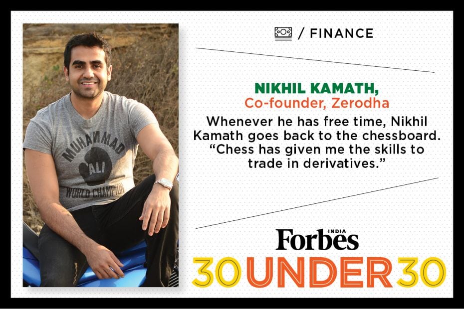 Nikhil Kamath, 29, Co-Founder, Zerodha PROFILE HERE                         