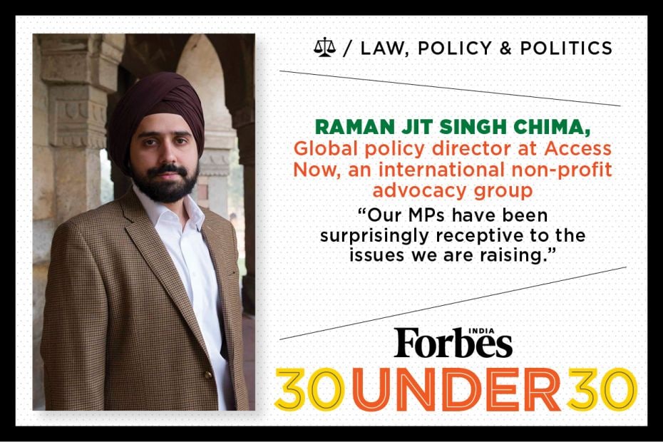 Raman Jit Singh Chima, 29, Global Policy Director At Access Now, An International Non-Profit Advocac