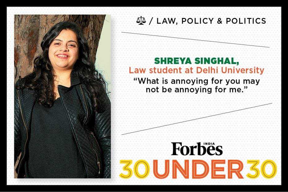 Shreya Singhal, 24, Law Student At Delhi University PROFILE HERE                         