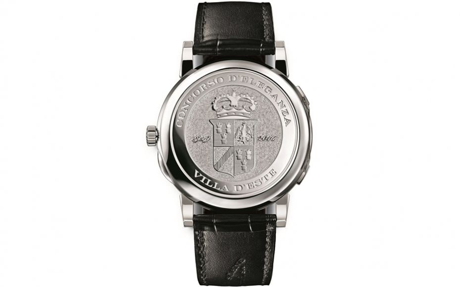 On the dial of the special Concorso edition of the LANGE 1 TIME ZONE,  “Como” stands for