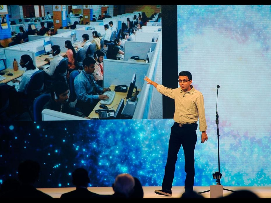 Son of Infosys co-founder NRN Murthy, and a Harvard scholar, Rohan Murty made a presentation on how 