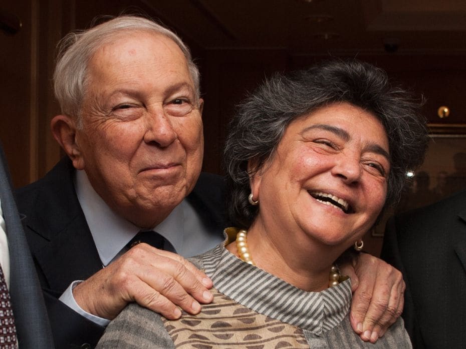 YK Hamied, non-executive chairman, Cipla, with Zia Mody, founder and senior partner at AZB & Par