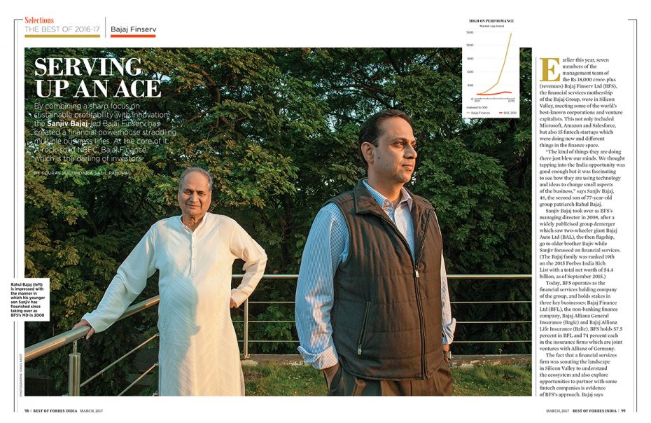 Serving up an ace: Read the full article here With cutting-edge innovation, Sanjiv Bajaj has turned 