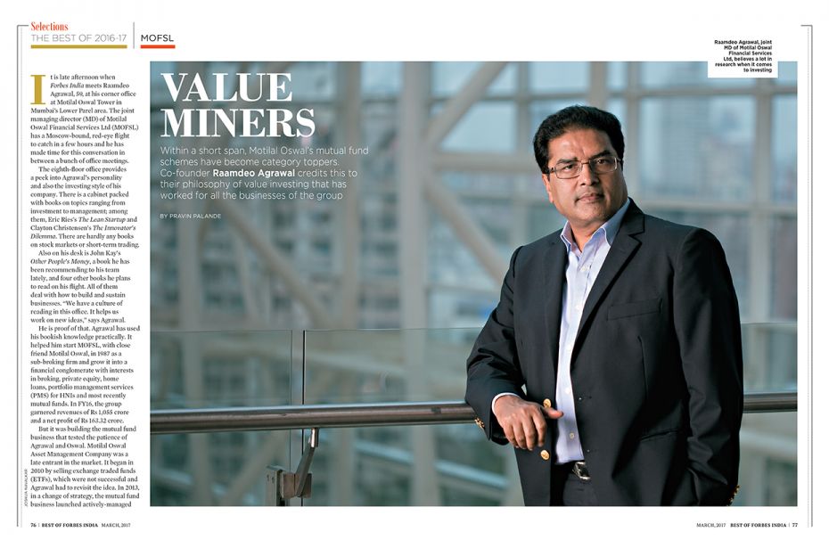 Value Miners: Read the full article here Through sustainable investing, Motilal Oswal’s mutual