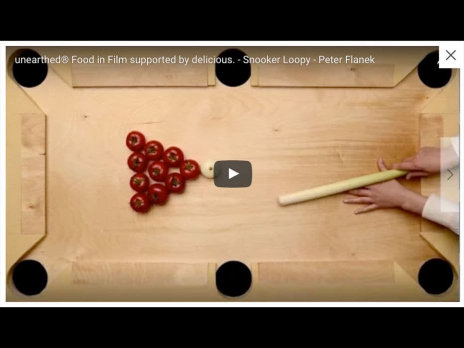 Name of photo: Snooker LoopyDescription: This stop motion video was made to promote a gastronomic se