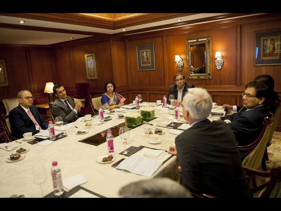 Six of India's top business icons joined the discussion moderated by Sourav Majumdar, Editor, Fo