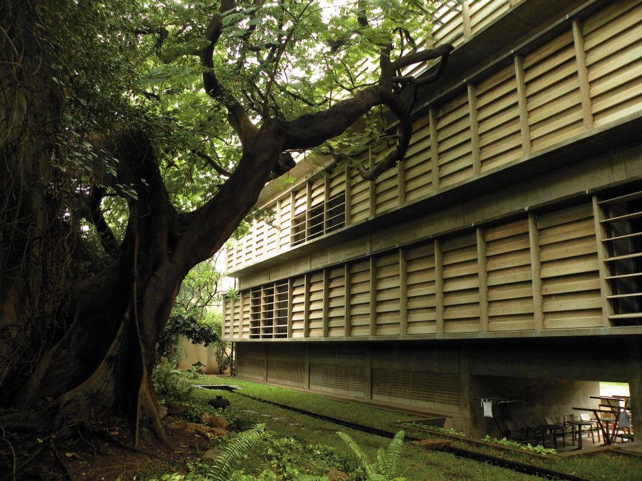 Golconde Puducherry Hailed as the first modernist structure in India, this dormitory at th