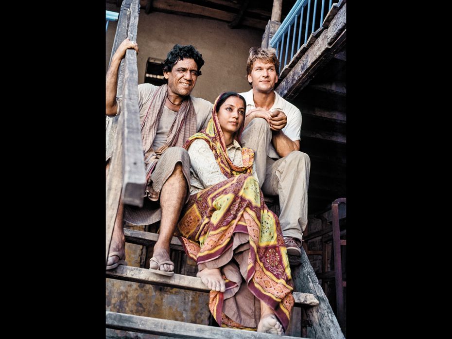 On the sets of City of Joy, directed by Roland Joffé in Calcutta (now Kolkata) in 1992, Ghosh