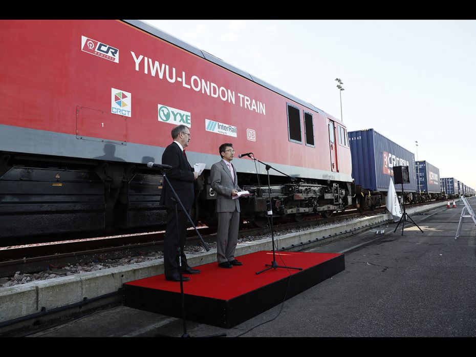 The first China-to-Britain freight train arrived in London on 18 January 2017 after a 18-day, 7,500-