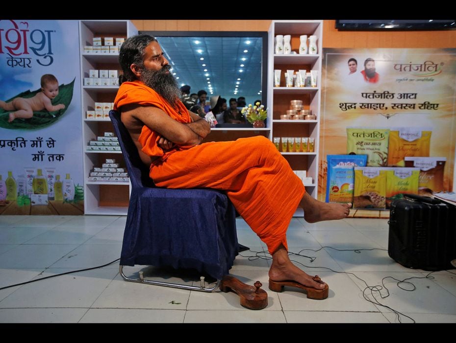 Indian yoga guru Baba Ramdev announced his plans to launch 10,000 wellness and health centres global