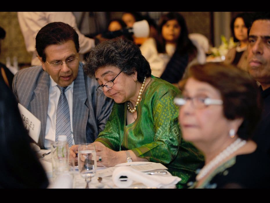 Dilip Piramal, Zia Mody, Ronnie Screwvala and Zena Sorabjee                                         