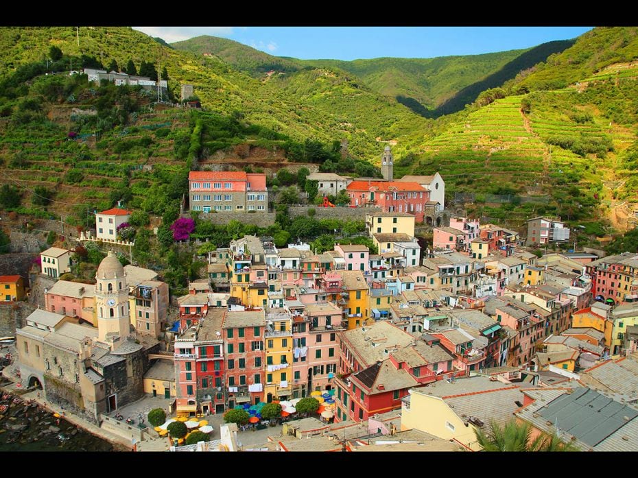 The walking takes you through five fishing villages nestled into the steep coastline of the Ligurian