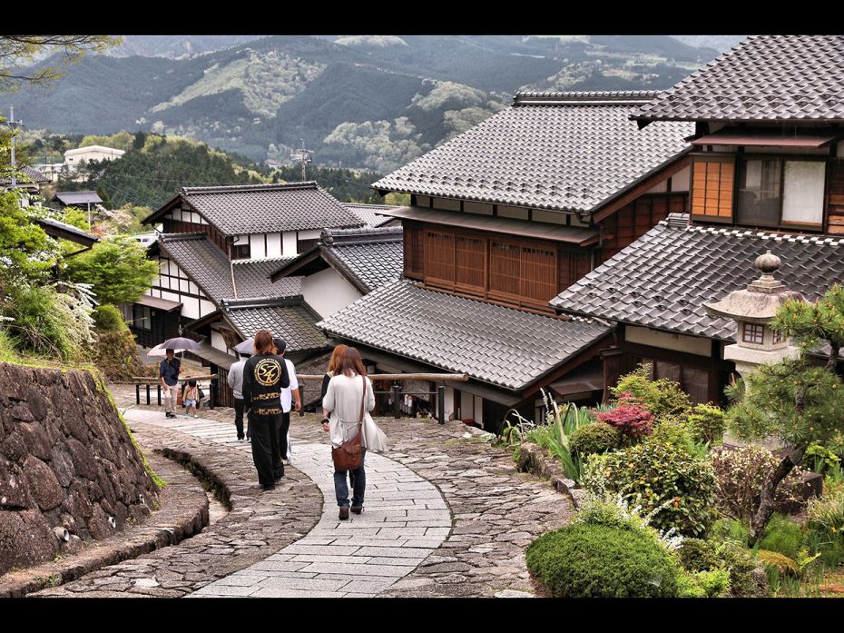 JAPAN. The Nakasendo WayfarerIn its heyday in the 17th Century, the Nakasendo way was crowded with t