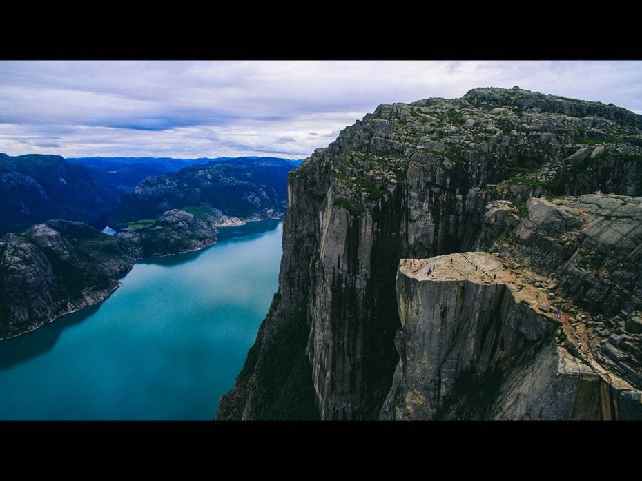 The retreating glaciers once overwhelmed and molded this landscape; gouging out the great coastal gr