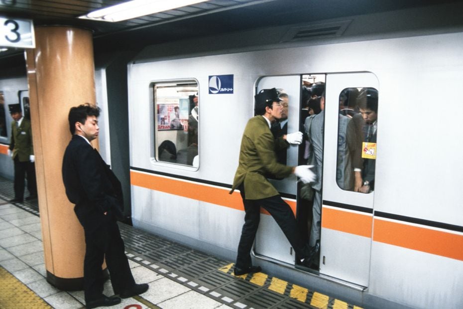 When push comes to shoveBesides its punctuality, Tokyo’s railway network is known for employin