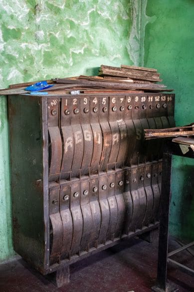 BENGALURU: Inside Sandeep Theatre at Shivaji Nagar stand rows of numbered cases meant to hold cellul