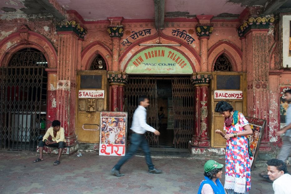 MUMBAI: New Roshan Talkies on Grant Road mostly screens reruns of old blockbuster Hindi movies      