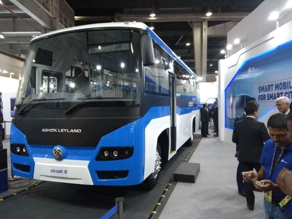 Ashok Leyland unveils Circuit-S electric bus powered by SUN Mobility’s swappable smart battery